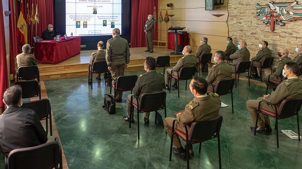 Reunión de los Suboficiales Mayores del Palacio de Buenavista con el GE JEME