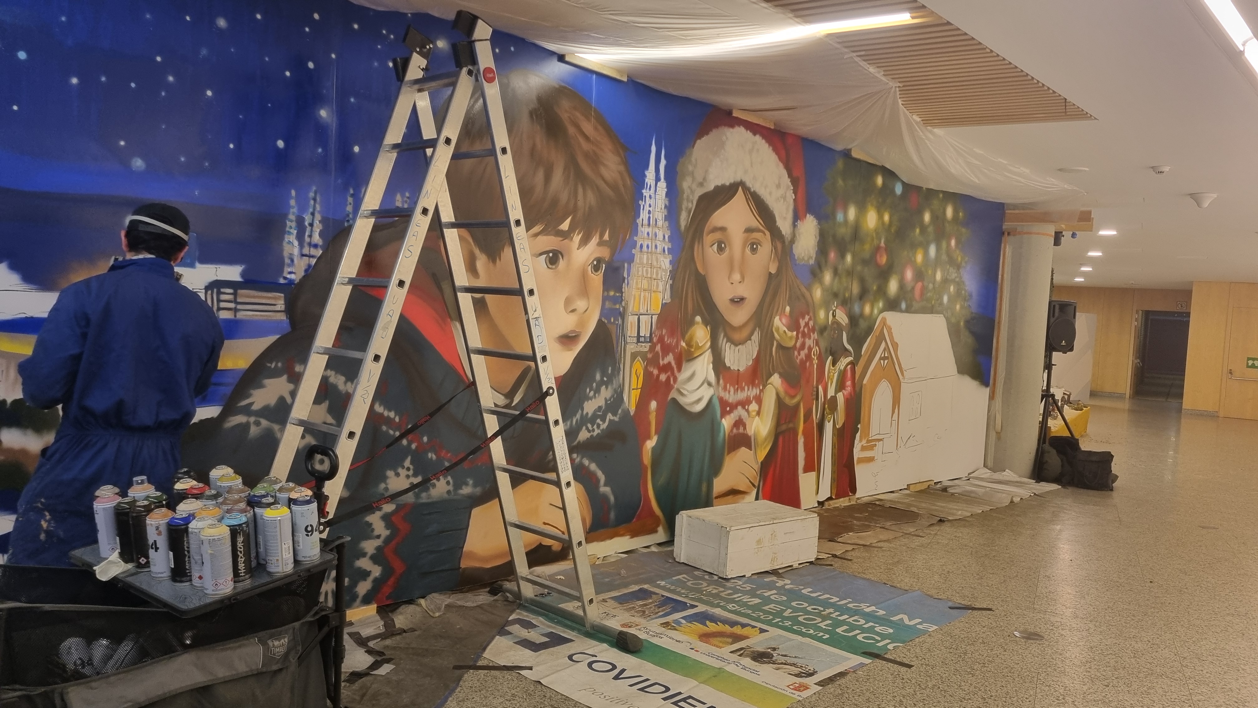 Montaje del belen 2025