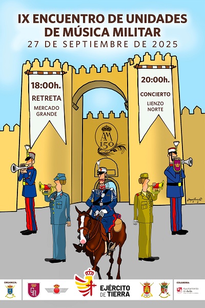 IX encuentro de unidades de musica militar avila 2025